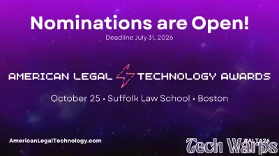 American Legal Technology Awards Returns to Celebrate Innovation in Law at 2026 Gala in Boston