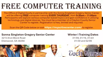 Upcoming Technology Training Sessions